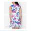 Chinese Factory Direct Wholesale Elegant Ruffle Hem Bodycon Sleeveless Women Dress