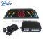 DC 12V wireless led display parking sensor with 4 sensors