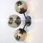 LOFT American country retro industrial glass magic beans wall lamp