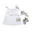 Pillowcase Dress Set.Including Top , Headband And Shoes.Tassel Element