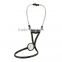 The snake Professional Cardiology Stethoscope Black