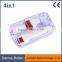 Stainless micro needle therapy derma roller kits skin care beauty 4 in 1 derma roller