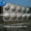 Low price silver and welding stainless steel panel sectional water storage tank