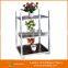 4 wheels Foldable Flowers Display Rack Trolley Cart for Greenhouse