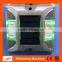 Aluminum Solar powered Road Studs green LED type