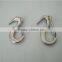 Metal iron Stainless spring 10mm snap hook for dog