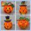 Cute halloween ceramic pumpkin light