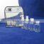 4pcsplastic transparent travel bottle set travel bottle kit bottle container