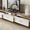 Modern Wood Japanese TV Stand Marble Top