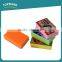 Toprank New Design Printed 4pcs Kitchen Cleaning Sponge Dish Scrubber Pad Nonwovens Sponge Scouring Pad