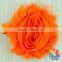 Orange Artificial Flower Rose With Clip Wholesale Artificial Flowers Peon Shabby Flower Wedding Decoration Christmas Ornaments