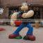 Customized made FRP strong man cartoon character