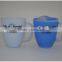 painted Christmas color changing glasses mug