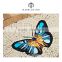 Elegant Indoor floor butterflies mosaic natural marble stone mosaic Pattern