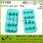 star shape silicone ice cube tray