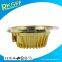 China Supplier Customizable Aluminum Gold plating led lamps accessories