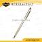 Hot sale slim ball pen / sign ball pen for metal silver color