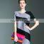 Online shop women twill printed O neck pleated dresses