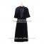 High Quality Sexy Lady Long Lace Sleeve Velvet Embroidered Dress