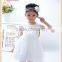 2015 White Flower Wedding Dress Tulle Dress for Children