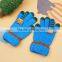 TC13026 New design funny animal pattern winter warm kids gloves high quality knitted kids gloves with finger