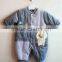 Wholesale Fashion Design Baby Winter Bodysuit Knitted 100% Cotton Long Sleeve Romper A25-31644