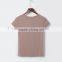 High Quality Promotional Custom Design Short Sleeve Cheap Plain Blank T-shirt Women