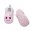 Smile face pattern summer baby girl's shoes