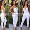 Long Jumpsuit Backless Off Shoulder Bodysuit Women Sleeveless