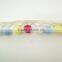 Low price promotional pompom yarn space dyed 100% polyester