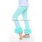 2015 girls' solid color ruffle pants