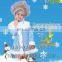 TZ-8092-2 Snowflake Christmas Costume For Girls