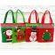 wholesale portable felt christmas gift bag for christmas decoration