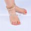 Anklet Pearl Waterdrop Rhinestone Bead Chain Foot Jewelery Tassel Ankle Bracelet