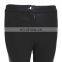 wholesale 2015 fashion women stretch knit panel leather legging stretch pants