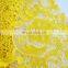 Wholesale cord lace pure yellow swiss cord lace for garment 2015 On Sale With limited quantity