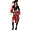 Cruel Seas Captain Buccaneer Pirate Cosplay Costume Women Sexy Halloween Fancy Dress Clothing