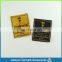 custom loop fold mailing brand woven labels