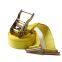 Yellow Color Sling 2 Inches 16 Feet Ratcheting E-Track Logistic Ratchet Set