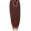 Brown Natural Human Hair Wigs Bouncy And Soft 10-32inch Hand Chooseing Double Wefts 