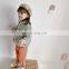 Girls' autumn clothes new Korean version 2-8 children's beige baby long-sleeved thin coat stand collar shirt
