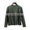 TWOTWINSTYLE PU Glossy Velvet Long Sleeve Basic Thick Warm Elastic T Shirts For Women