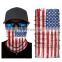 Multifunctional country flag printed custom seamless stock ready to ship neck gaiter motorcycle face tube bandana