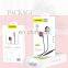 High  quality mega  bass metal  flat -ear  3.5mm  earphone