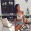 HOT 2016 new style sexy girl short camisole bandage 2color