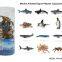 Custom Size & Color 3in Small Ocean Animal Toys Soft PVC Animal Figures Realistic hot selling collection