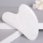 Custom Private Label Crystal Pink Rose Quartz Jade Face Gua Sha Scraper Board Of Natural Stone Guasha Face Massager