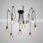 Vintage Decorative Spider Hanging Light E27 Multiple Retro Pendant Lamp
