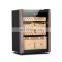 Small Mini Electric Cigar Humidifier Compressor Thermoelectric Humidity Control Wooden Shelf Cigar Cabinet for Collections