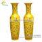 Luxury Large Chinese Ceramic Wedding Gold Flower Vases